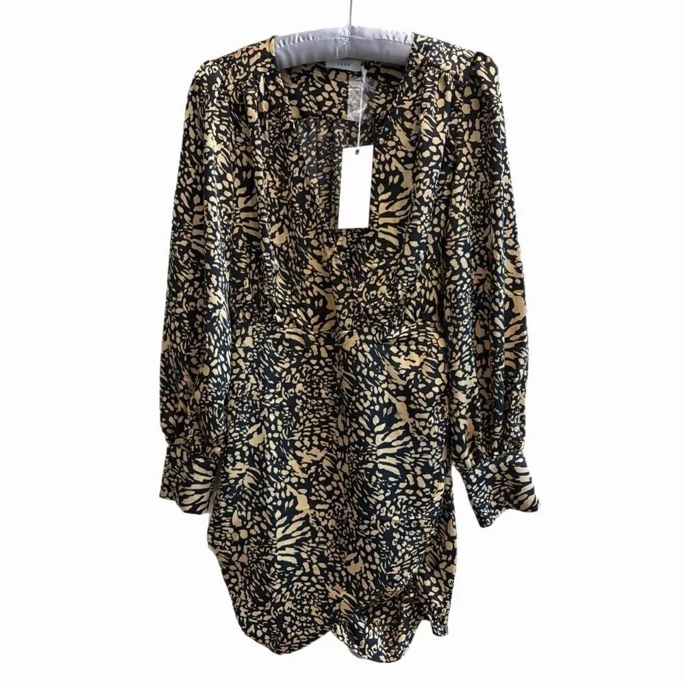 Lush long-sleeve mini dress